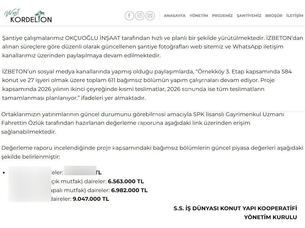 West Kordelion Koop, Peşinat + Taksitli, Yatırımlık En Uygun 3+1 - Görsel 10