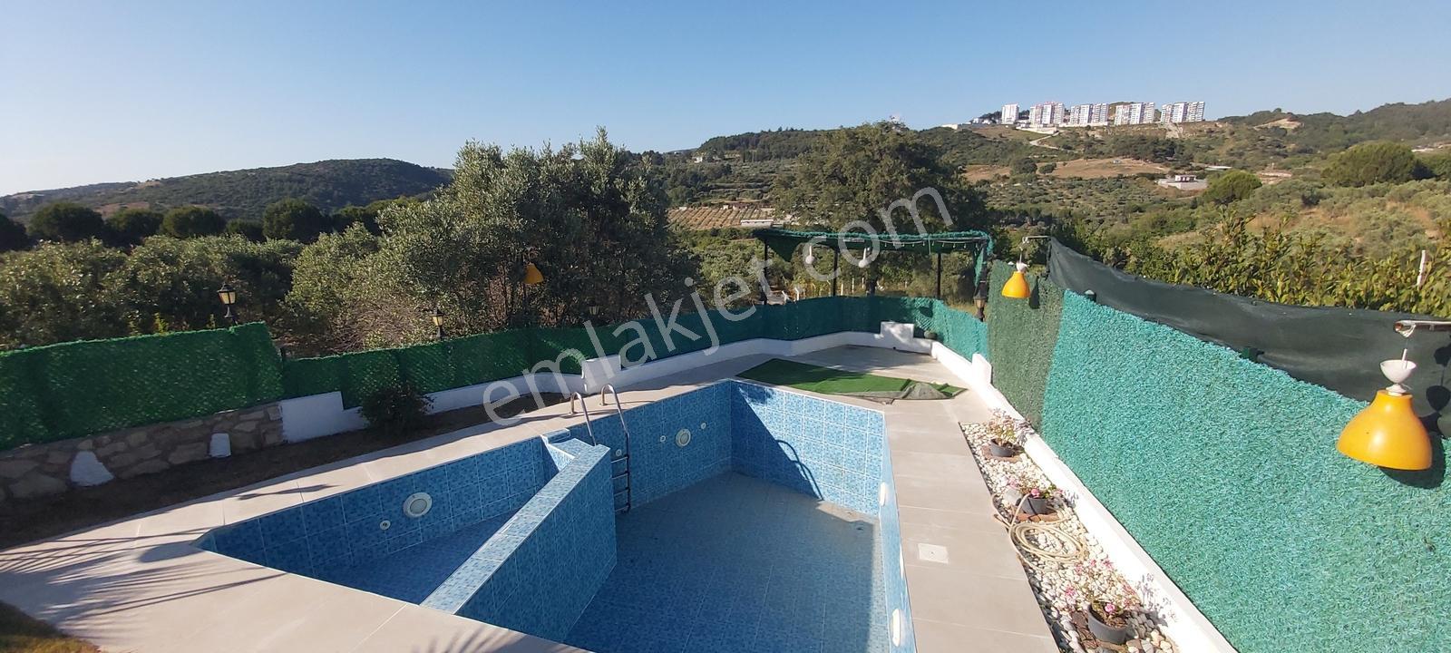 Ağaçlıda Havuzlu, Tek Katlı, Eşyalı, Müstakil Ev - Görsel 18