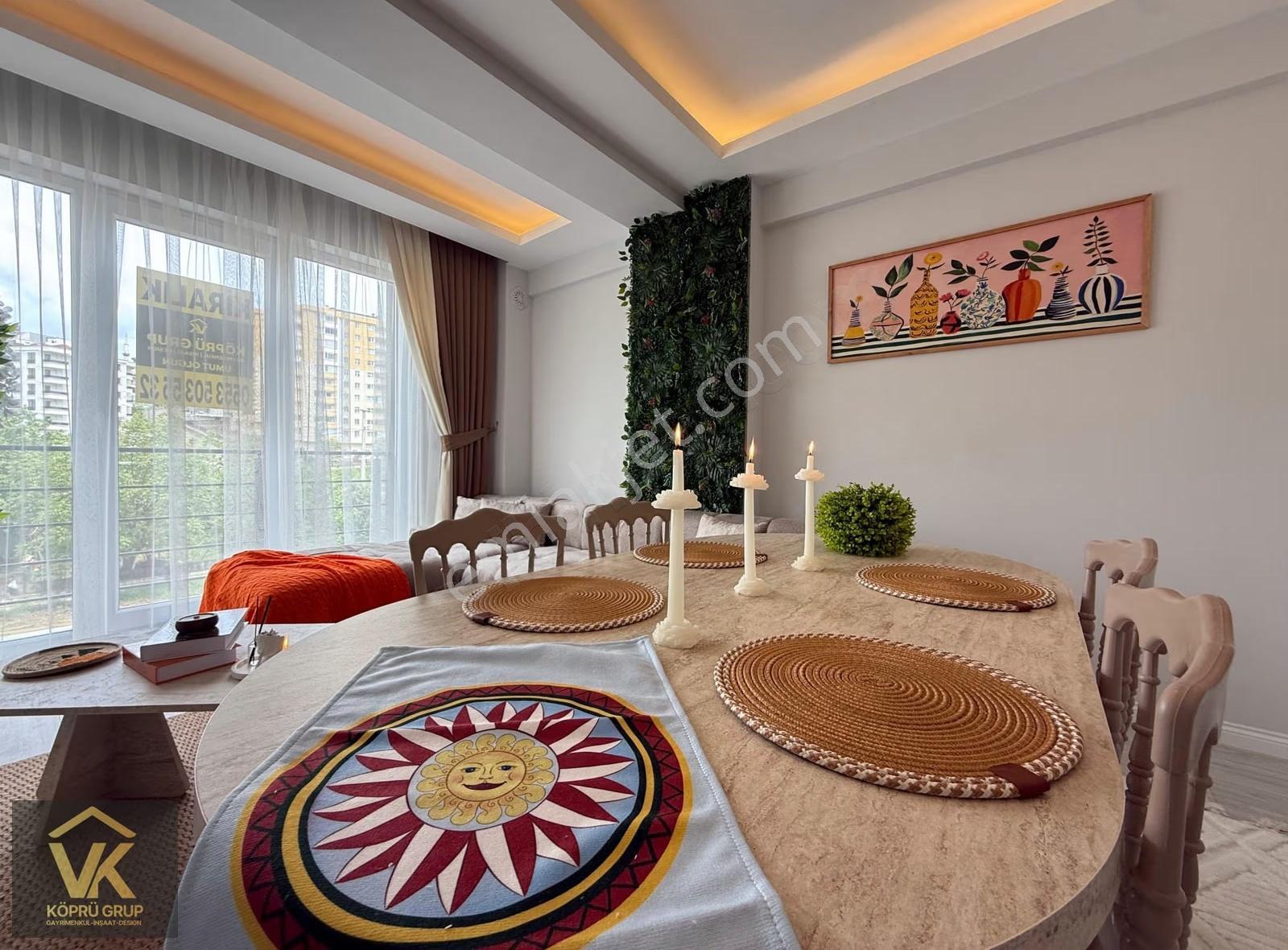 Vk Köprü Grup'tan Kiralık Eşyalı Geniş Ve Ferah-cam Balkonlu 1+1