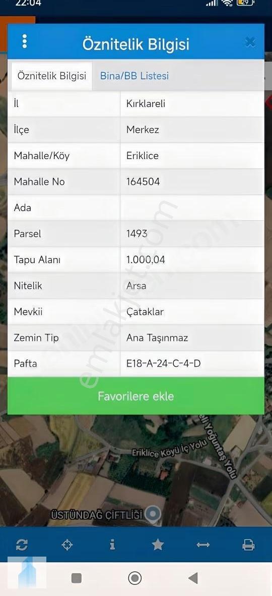 Kırklareli Merkezde Cad. Üzeri Satılık 1000 M2arsa Villa İmarlı - Görsel 7