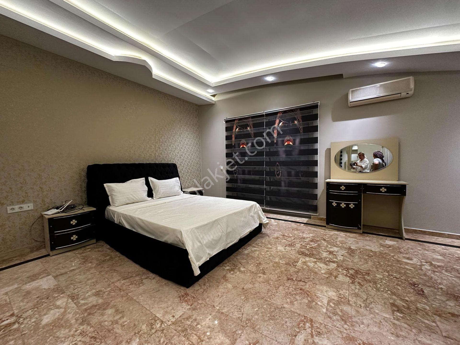 Alanya Kargıcakta Kiralık Manzaralı 5+2 Müstakil Eşyalı Villa - Görsel 6