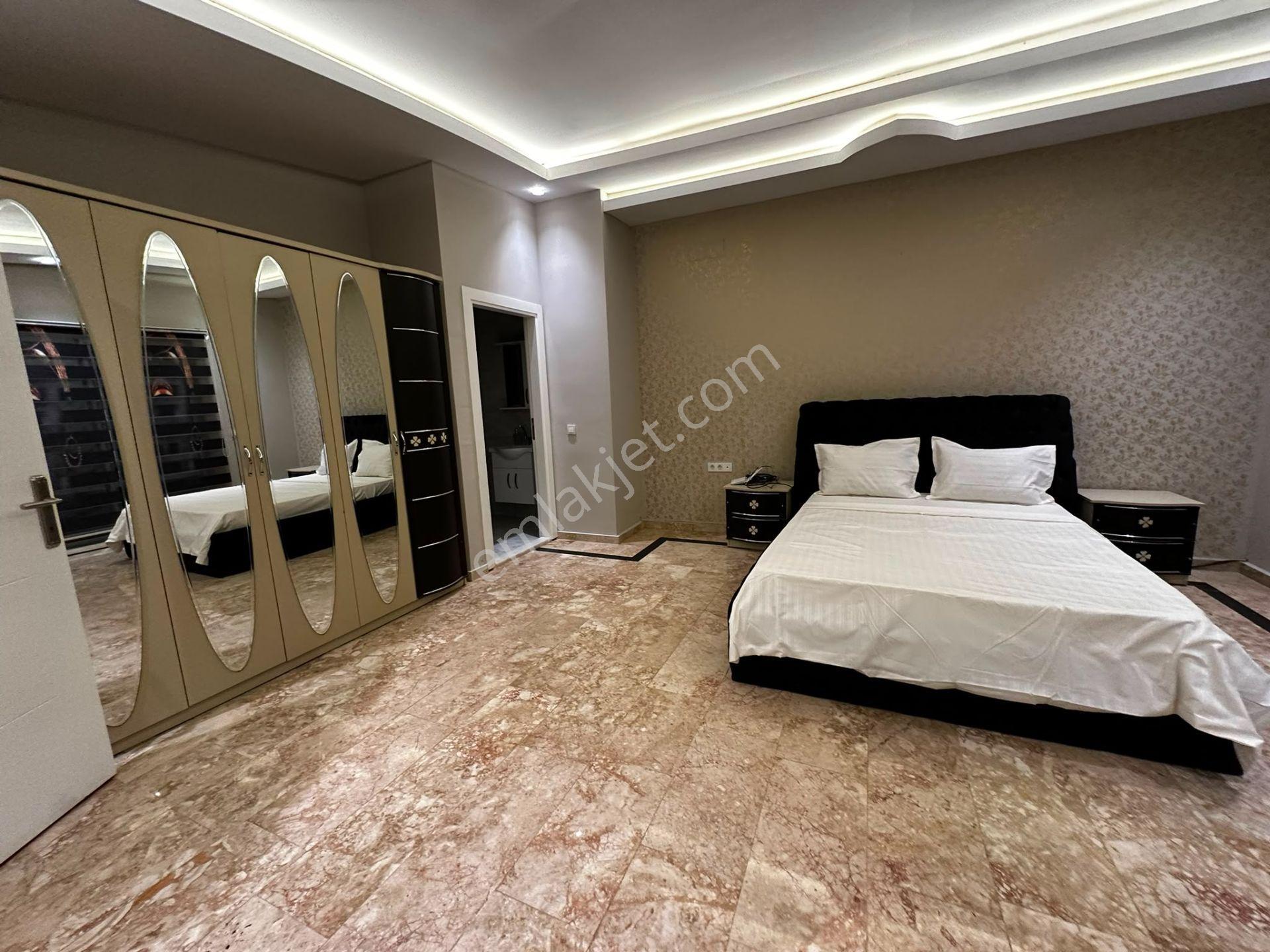Alanya Kargıcakta Kiralık Manzaralı 5+2 Müstakil Eşyalı Villa - Görsel 10