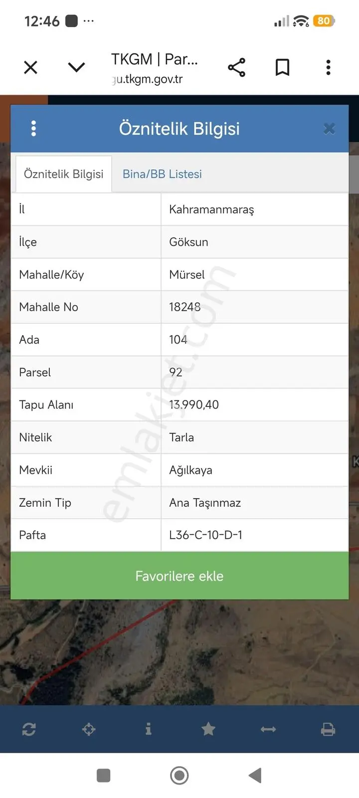 Tok Emlaktan Mürsel Mahallesinde Satılık Arazi - Görsel 3