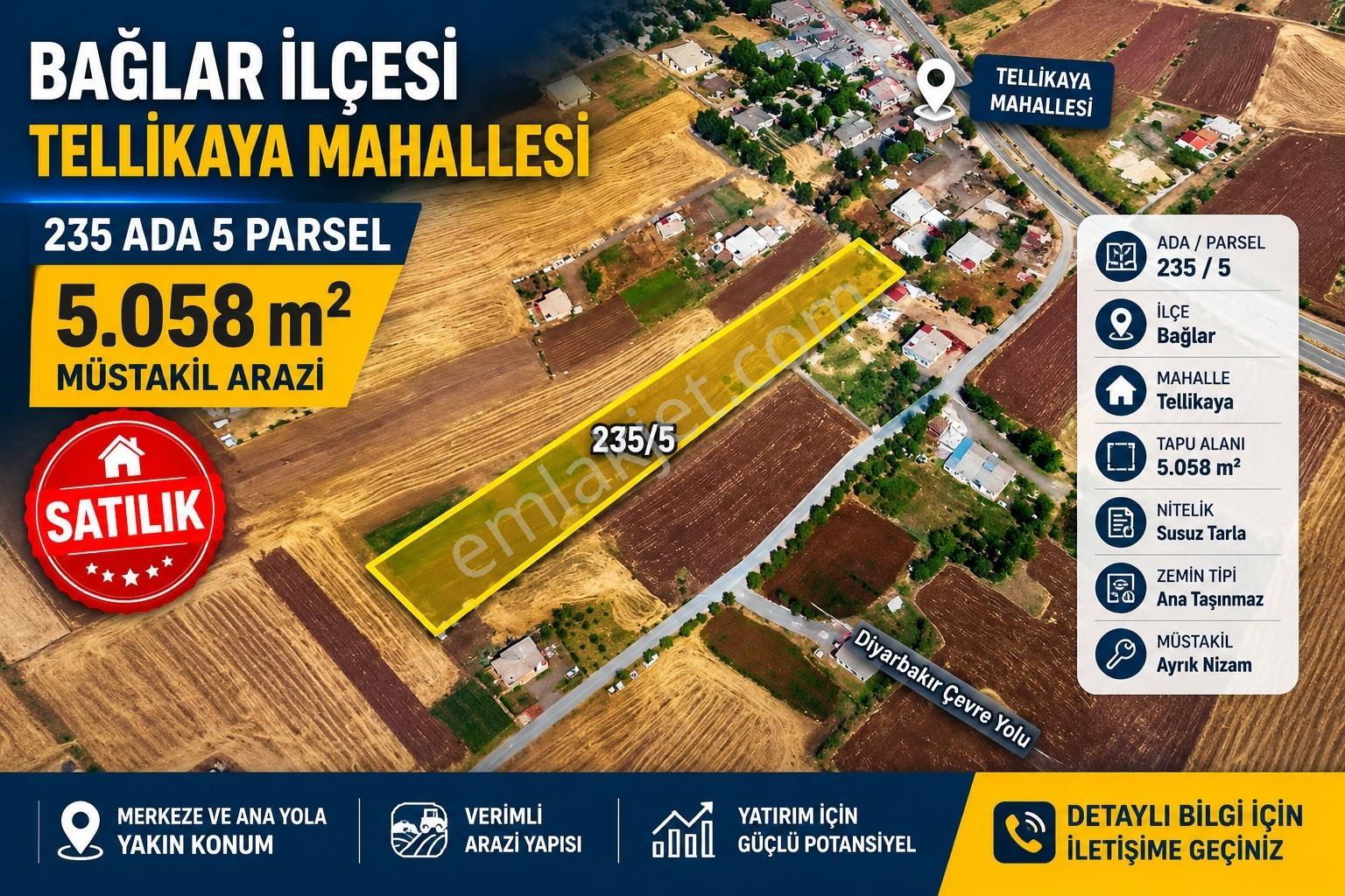 Değerlenen Bölgede! 5.058 M² Müstakil Satılık Arazi!