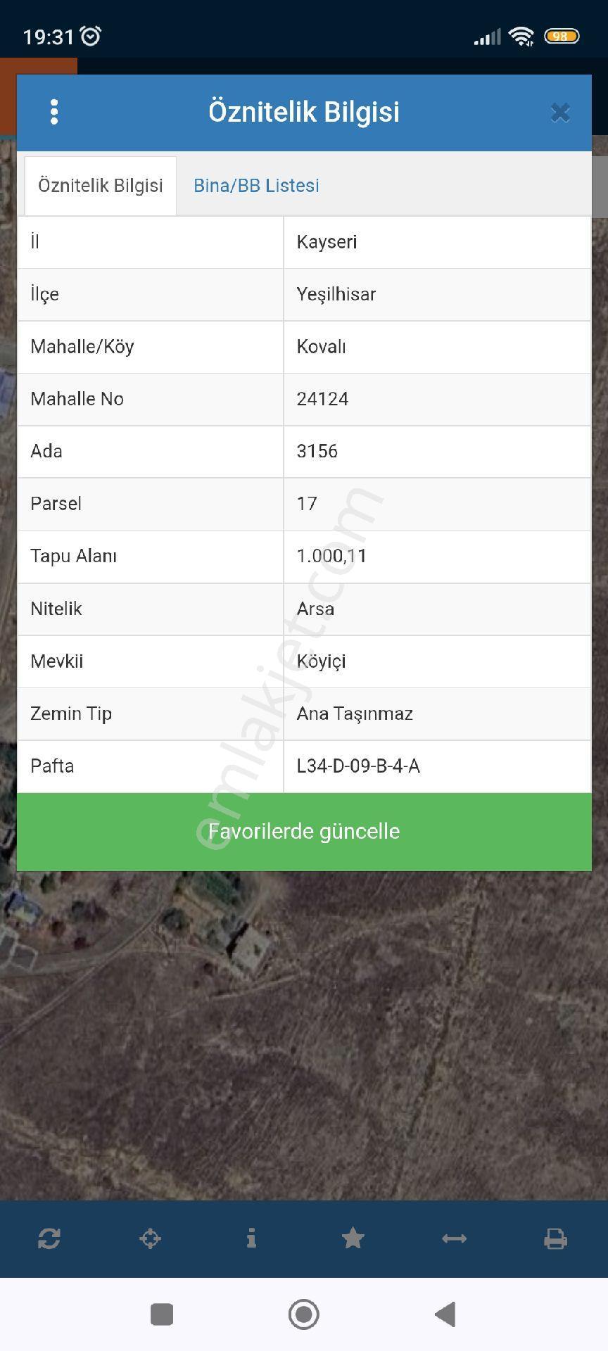 Kaçmaz Emlaktan Yeşilhisar Kovalida Satılık Arsa Ve Dükkan - Görsel 9