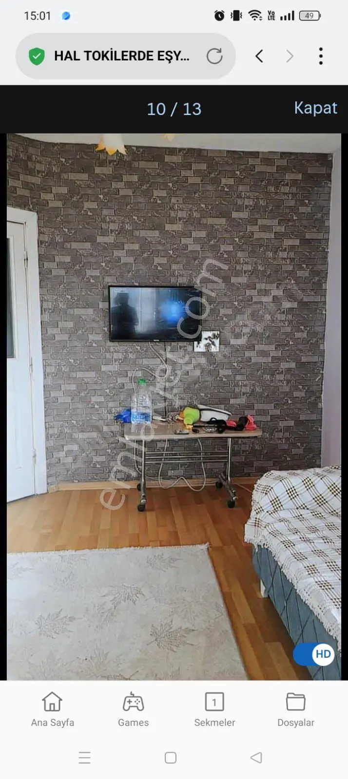 Eşyalı Kepez Devlet Hastanesi Ne Yakın 2 +1