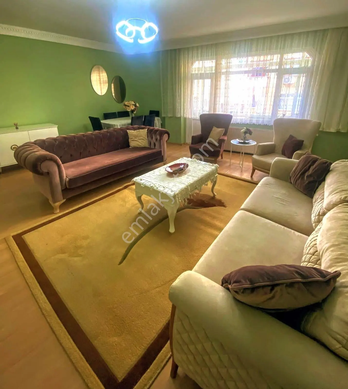Talatpaşada Şık Ve Özenle Dekore Edilmiş Ful Eşyalı 3+1 Kiralık - Görsel 2