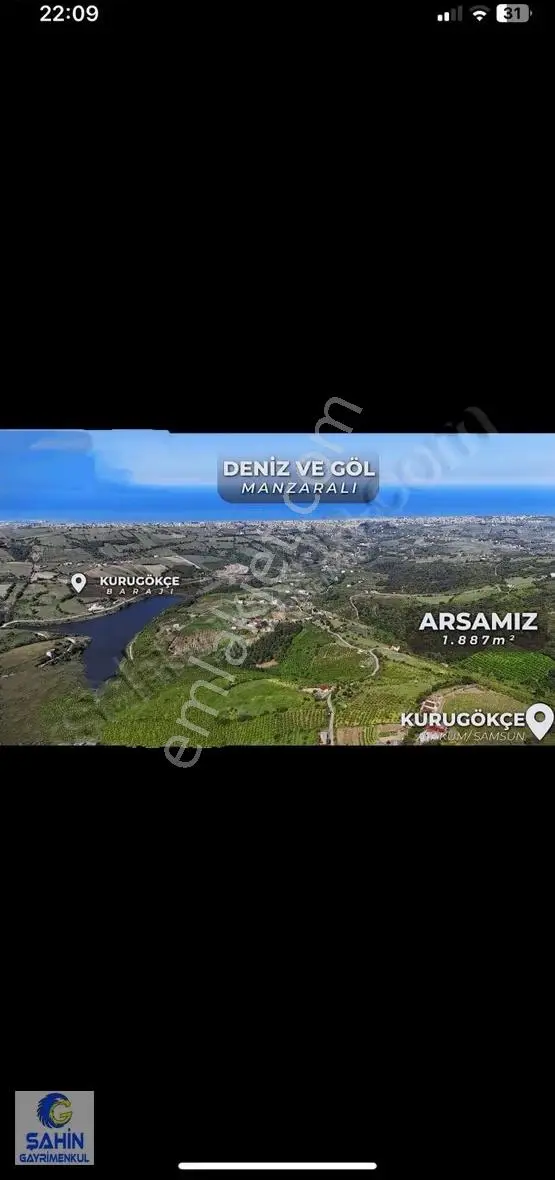 Satılık Deniz Ve Göl Manzaralı Arsa - Görsel 2