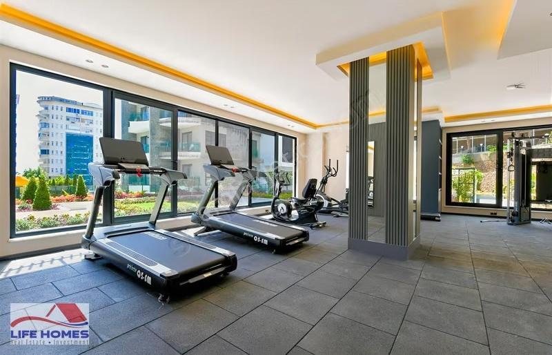Alanya Tosmur'da Site İçi Lüks Kiralık 1+1 Daire (denize 100m) - Görsel 26