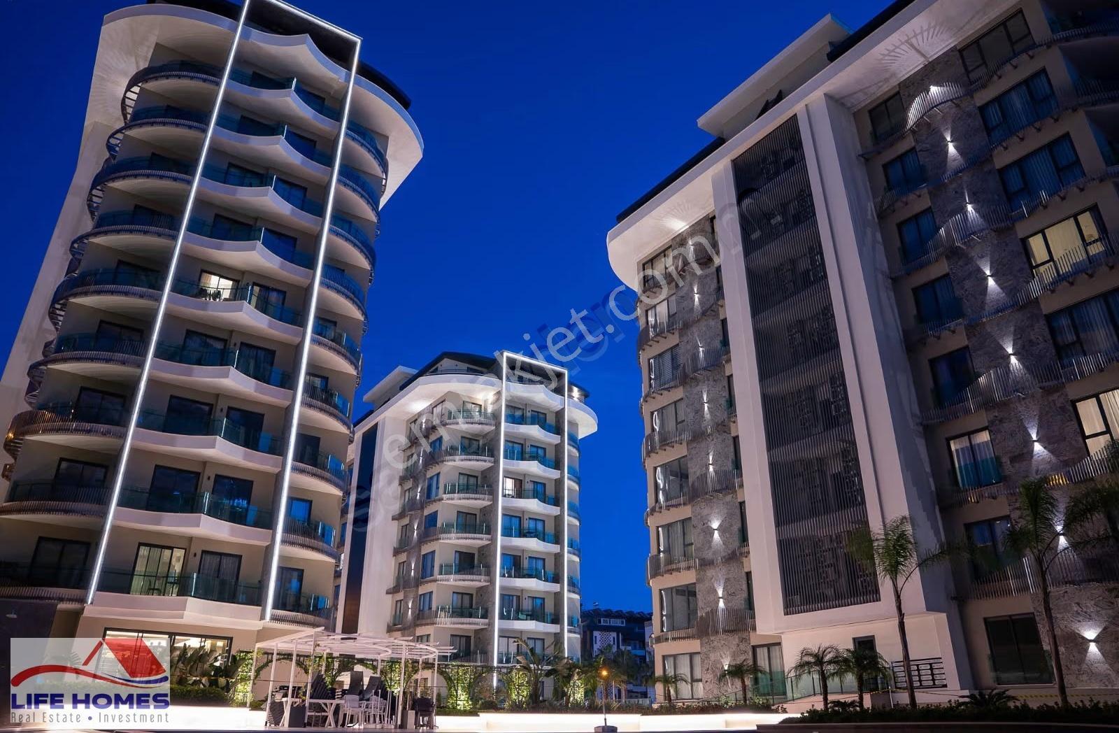 Alanya Tosmur'da Site İçi Lüks Kiralık 1+1 Daire (denize 100m) - Görsel 17