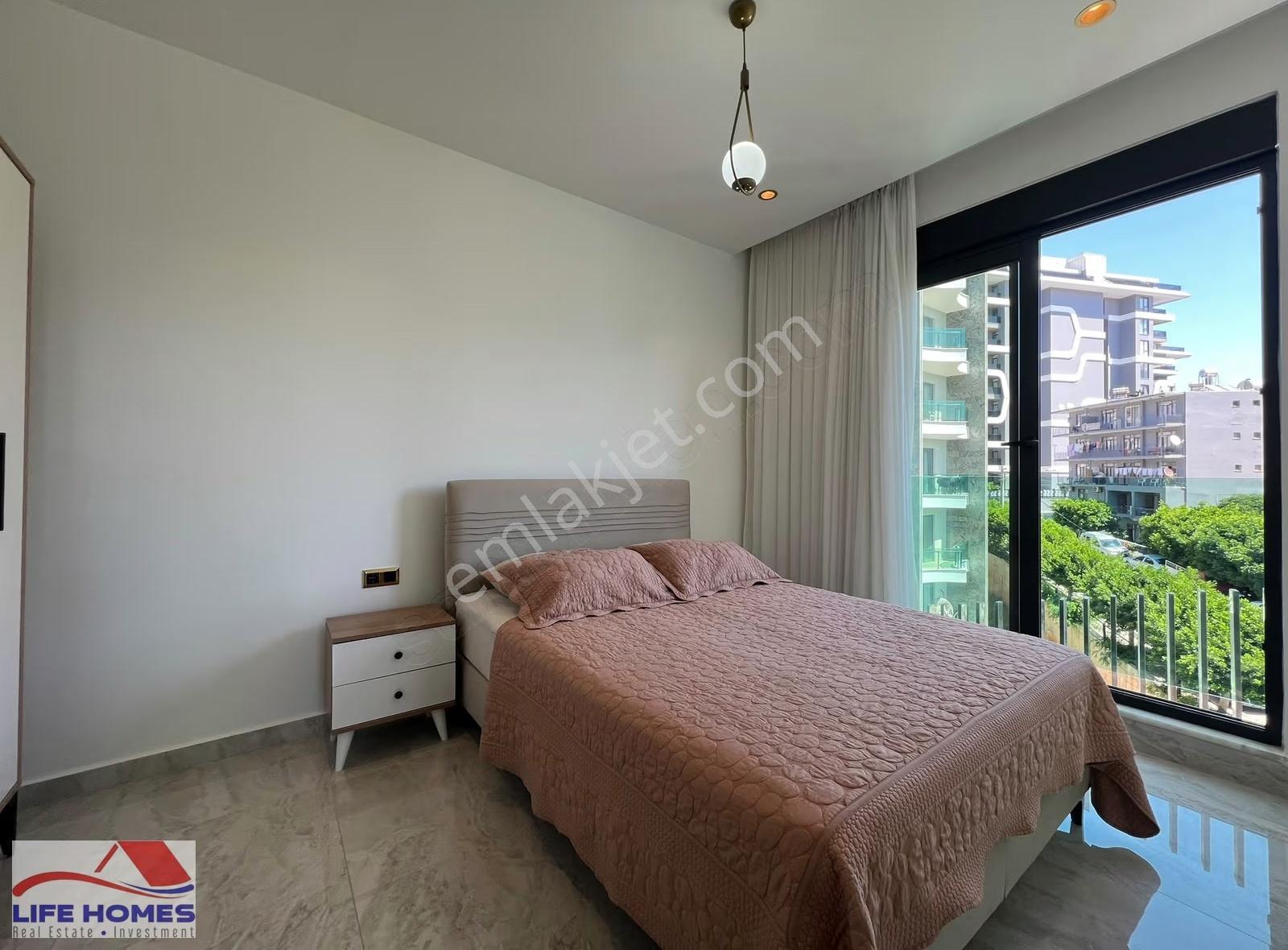 Alanya Tosmur'da Site İçi Lüks Kiralık 1+1 Daire (denize 100m) - Görsel 23