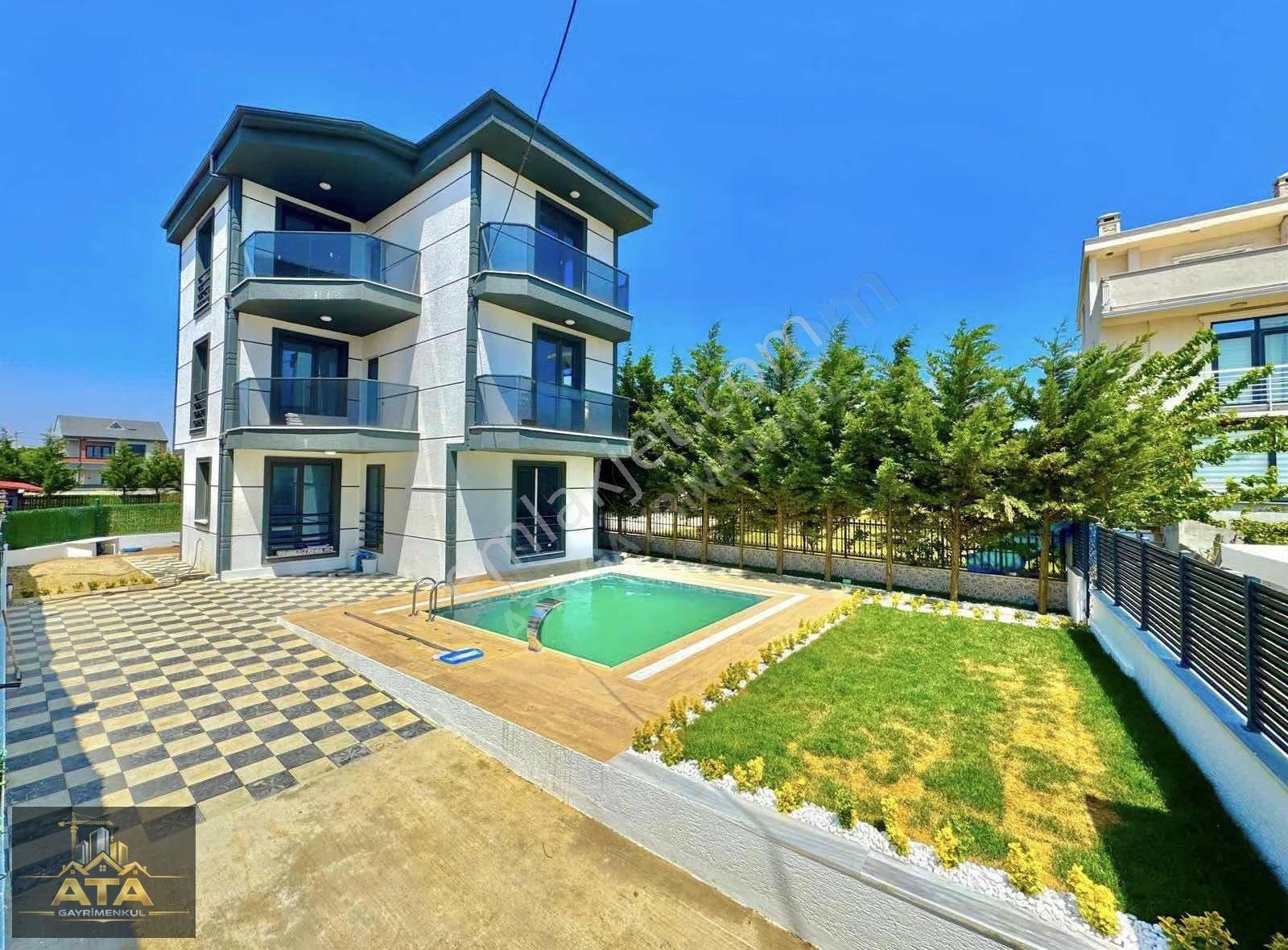 ┏ ┛önü Kapanmaz Park Cepheli┏ ┛tam Müstakil Havuzlu Lüx Villa..! - Görsel 20