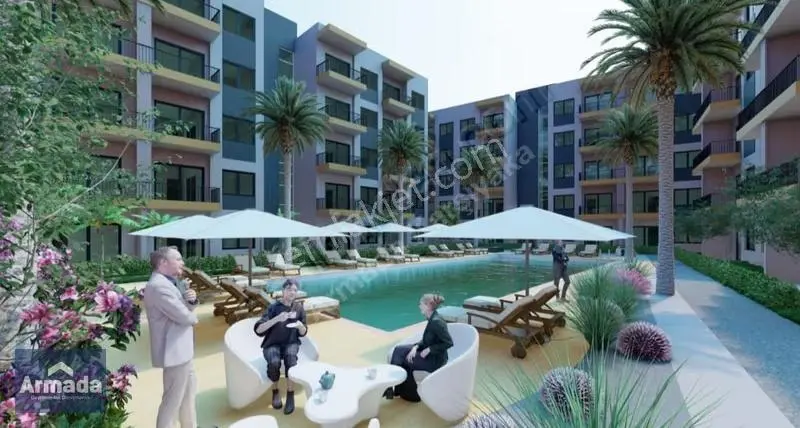 Gaziemir Aktepe Biva Docs Site İçinde Havuzlu Satılık 1+1 Daire - Görsel 2