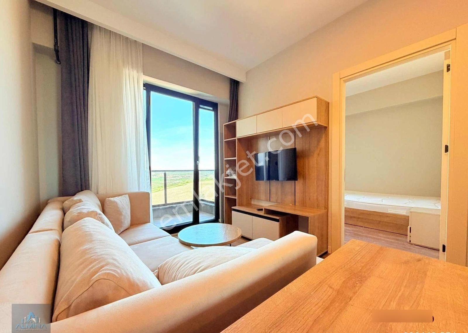 Almina'dan Havuzlu Site İçerisinde Kiralık Daire - Görsel 18