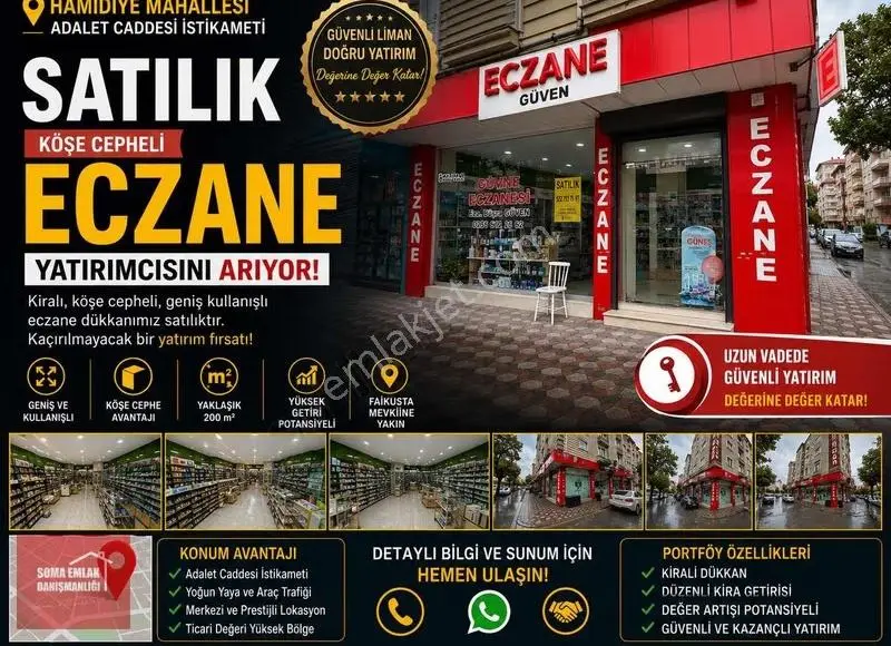 Soma Emlak* Köşe Cepheli Yatırımcısını Arayan Dükkan