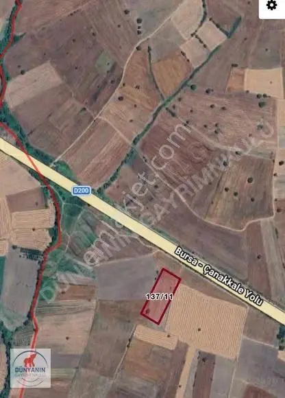 Çanakkale Biga Doğancı Köyünde 7071m2 Satılık Tarla - Görsel 4
