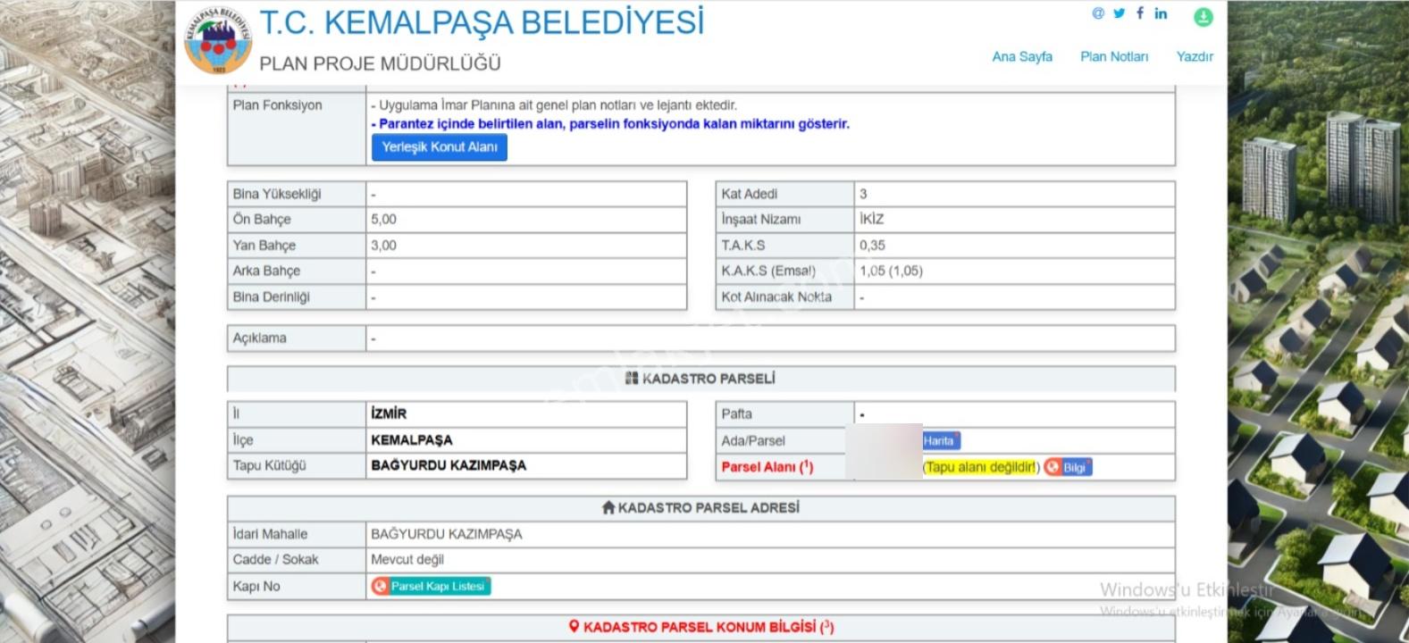 Erzden Kemalpaşa Bağyurdu Kasımpaşa Mah.3 Kat İmarlı 500m2 Arsa - Görsel 20