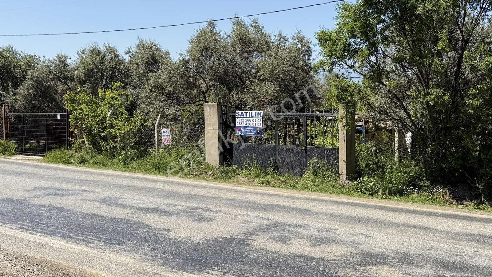 Erzden Kemalpaşa Örende Ana Yola Cepheli Satılık Bahçe Tek Tapu - Görsel 24