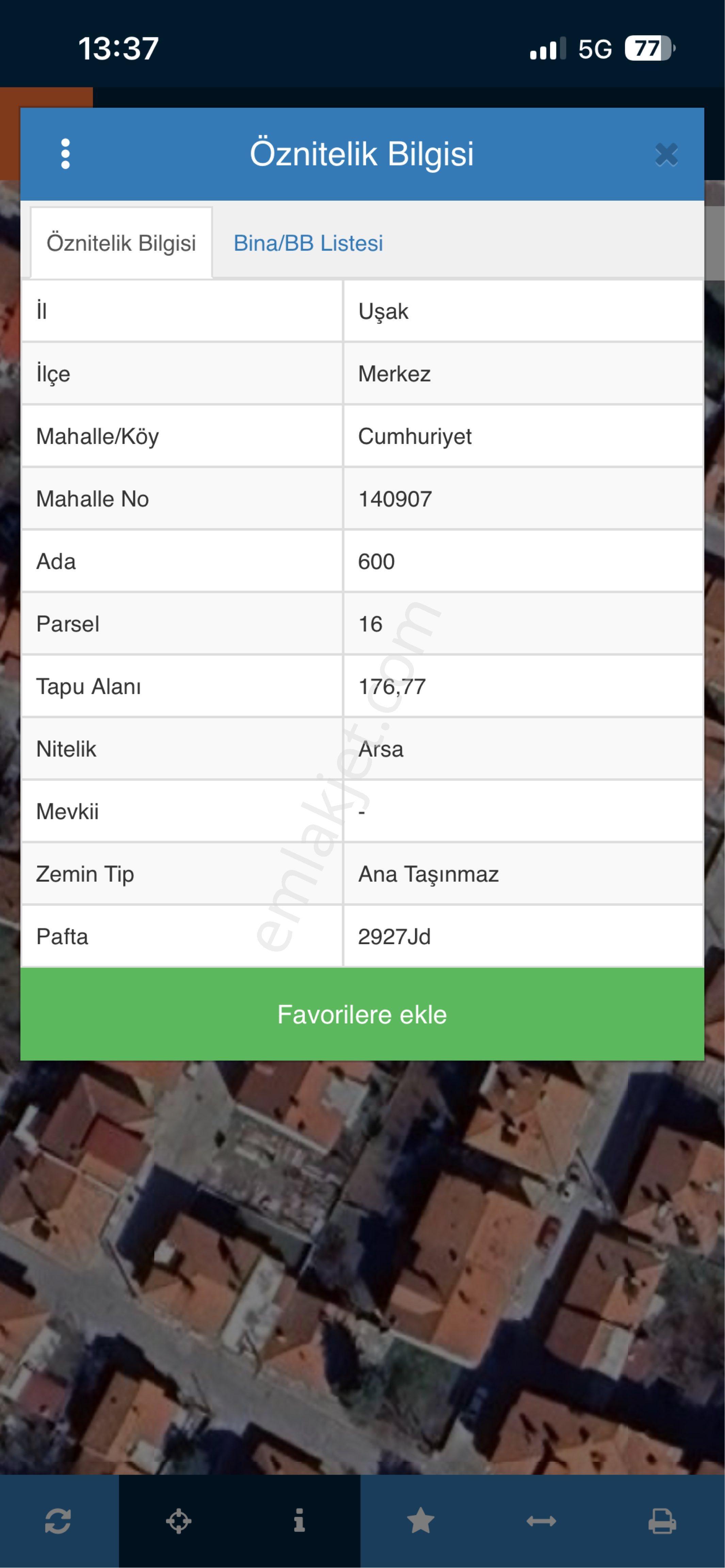 Uşak Merkez Cumhuriyet Mahallesinde Satılık Arsa - Görsel 6