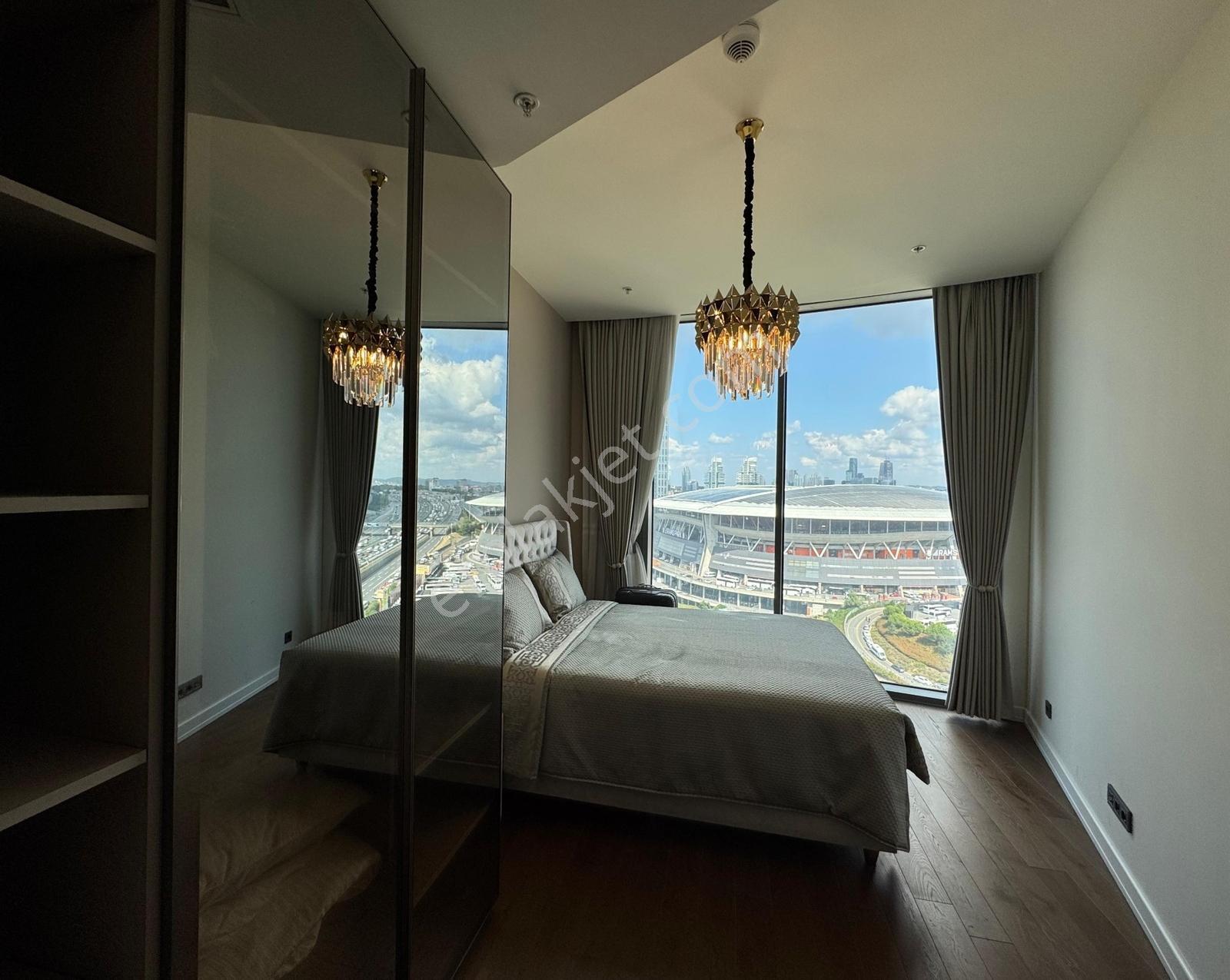 Skyland İstanbul Manzaralı Uygun Fiyatlı Eşyalı Lüks Residence - Görsel 21