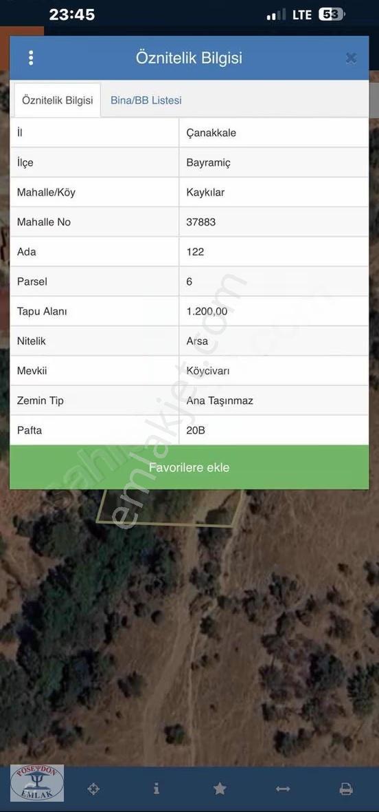 Bayramiç Kaykılar Köyünde 1.200 M² İmarlı Arsa Fırsatı - Görsel 10