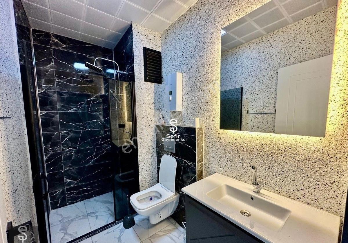 Alanya Oba'da Kiralık 2+1 Havuzlu Kale Ve Deniz Manzaralı Daire - Görsel 12