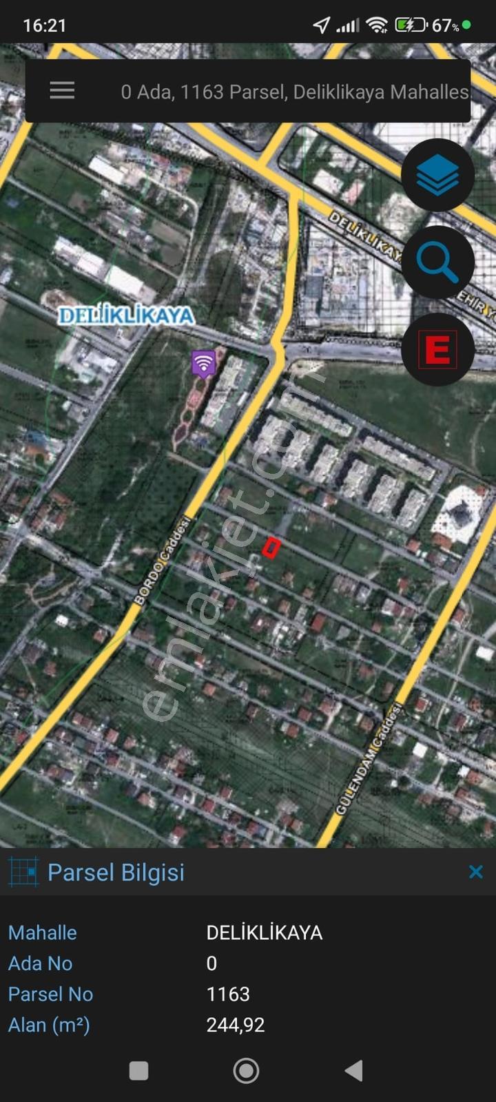 Deliklikaya Bahçeşehire Yakın Bölgede İmarlı Satılık 224 M2 Arsa - Görsel 4