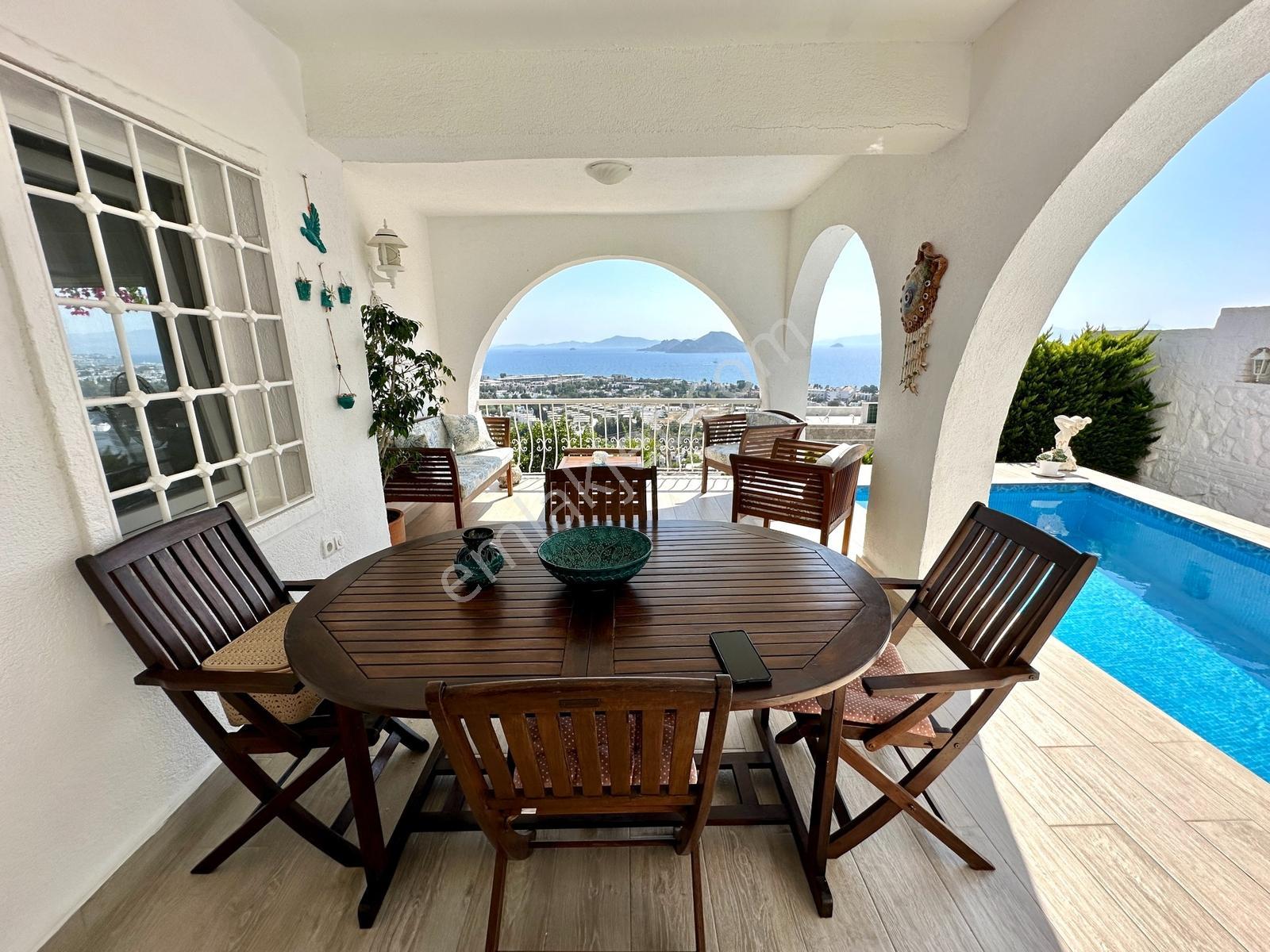 Bodrum Kadıkalesi'nde Satılık Harika Manzaralı Havuzlu Villa - Görsel 26