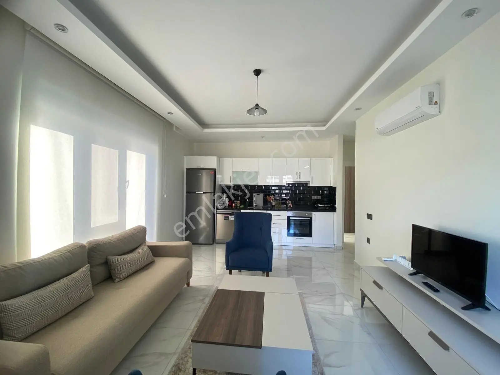 Satılık Eşyalı 1+1 Yeni Daire Alanya Oba Olıve Resort Sitesi - Görsel 23