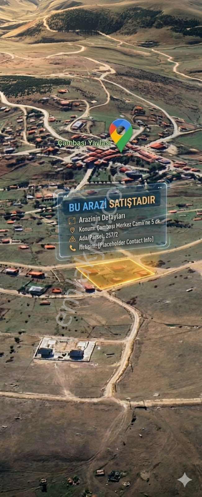 Çambaşı Yaylasında Manzaraya Hakim, Müstakil Parsel 553m² Arsa - Görsel 6