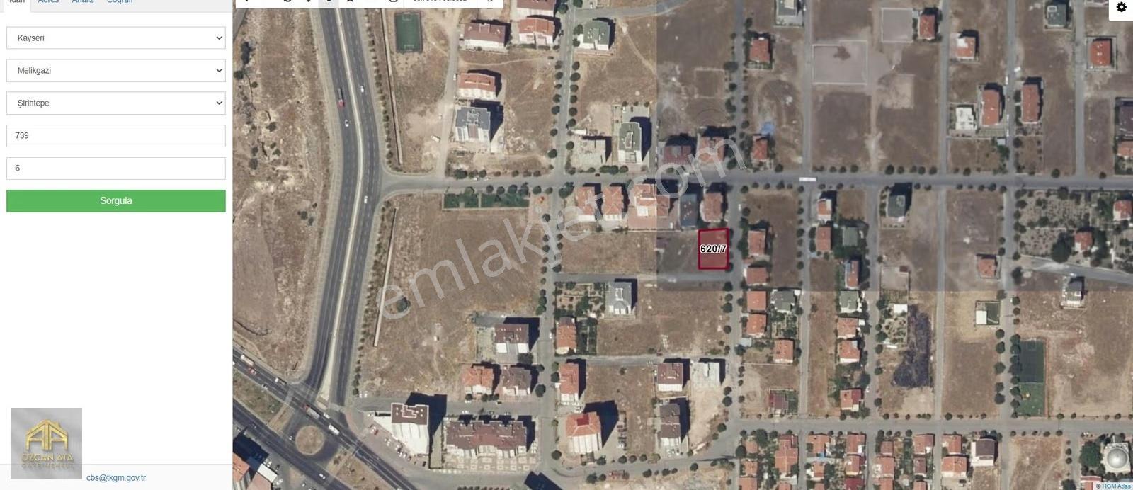 Özcan Ata'dan Mimarsinan Fatih'de Nakit Satılık Köşe Parsel
