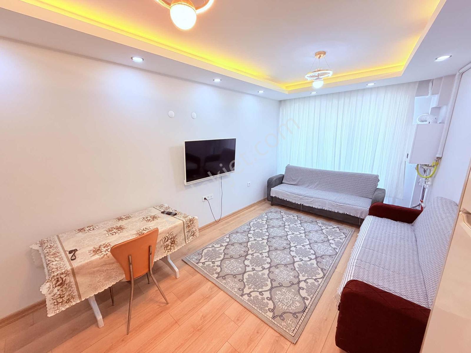 Burcu'dan 17 Eylül'de Sıfır 1+1 Belediye Karşısı Eşyalı Daire - Görsel 19