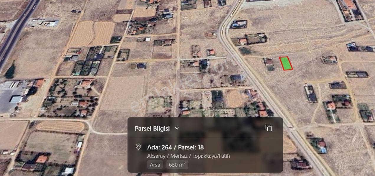 Topakkaya Fatih Mahallesi'nde Satılık Villa Parseli - Görsel 6