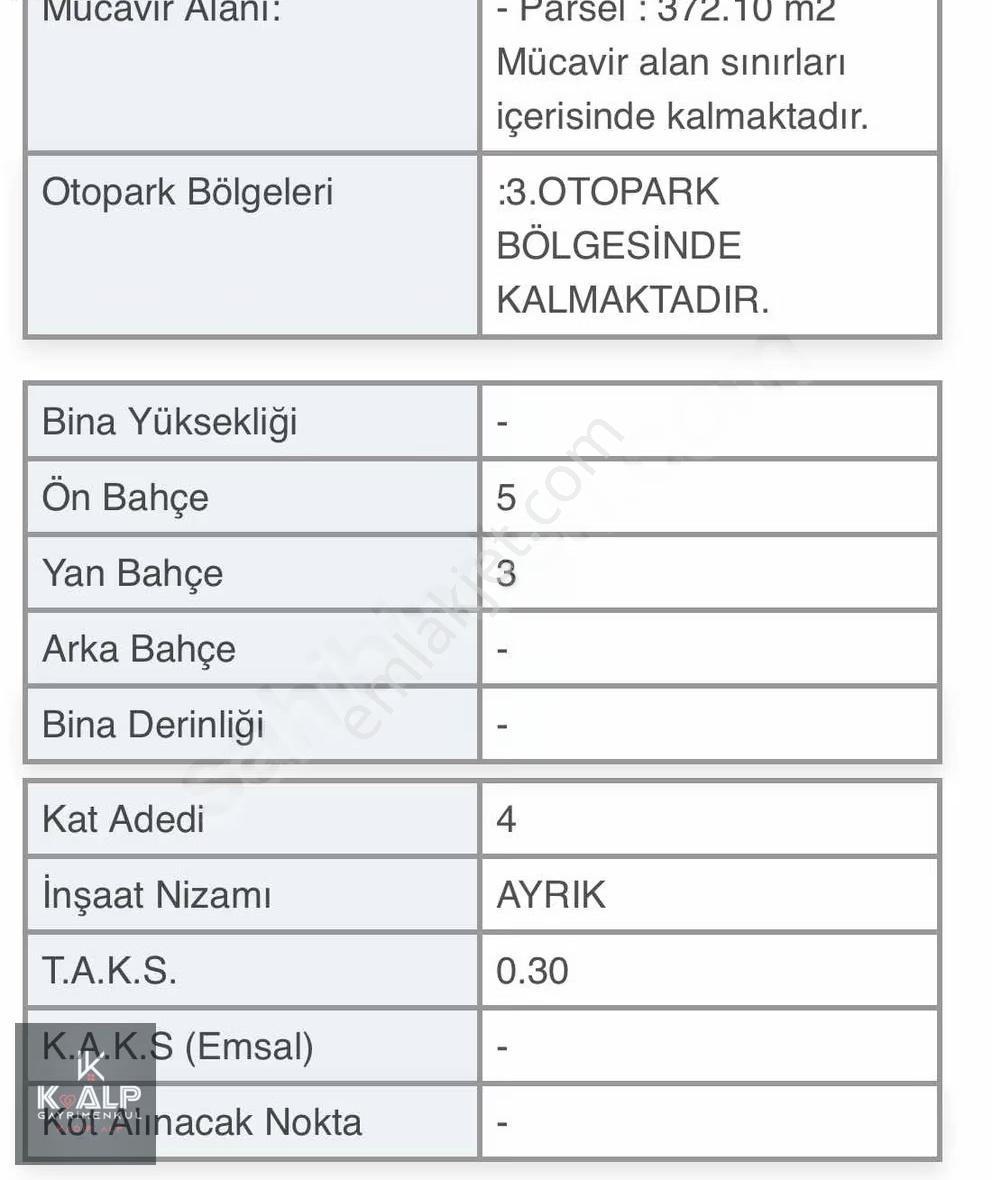 Yeşilırmak Mahallesi'nde Satılık 372 M2 Arsa 4 Kat İmarlı - Görsel 2