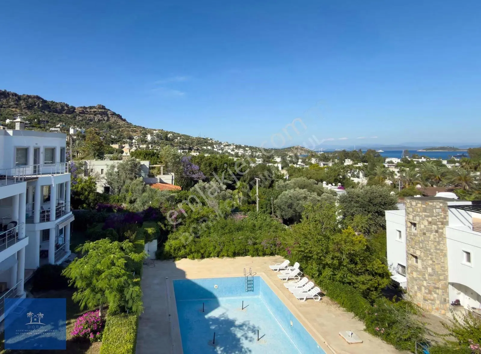 Bodrum Türkbükünde Deniz Manzaralı Satılık 2+1 Daire