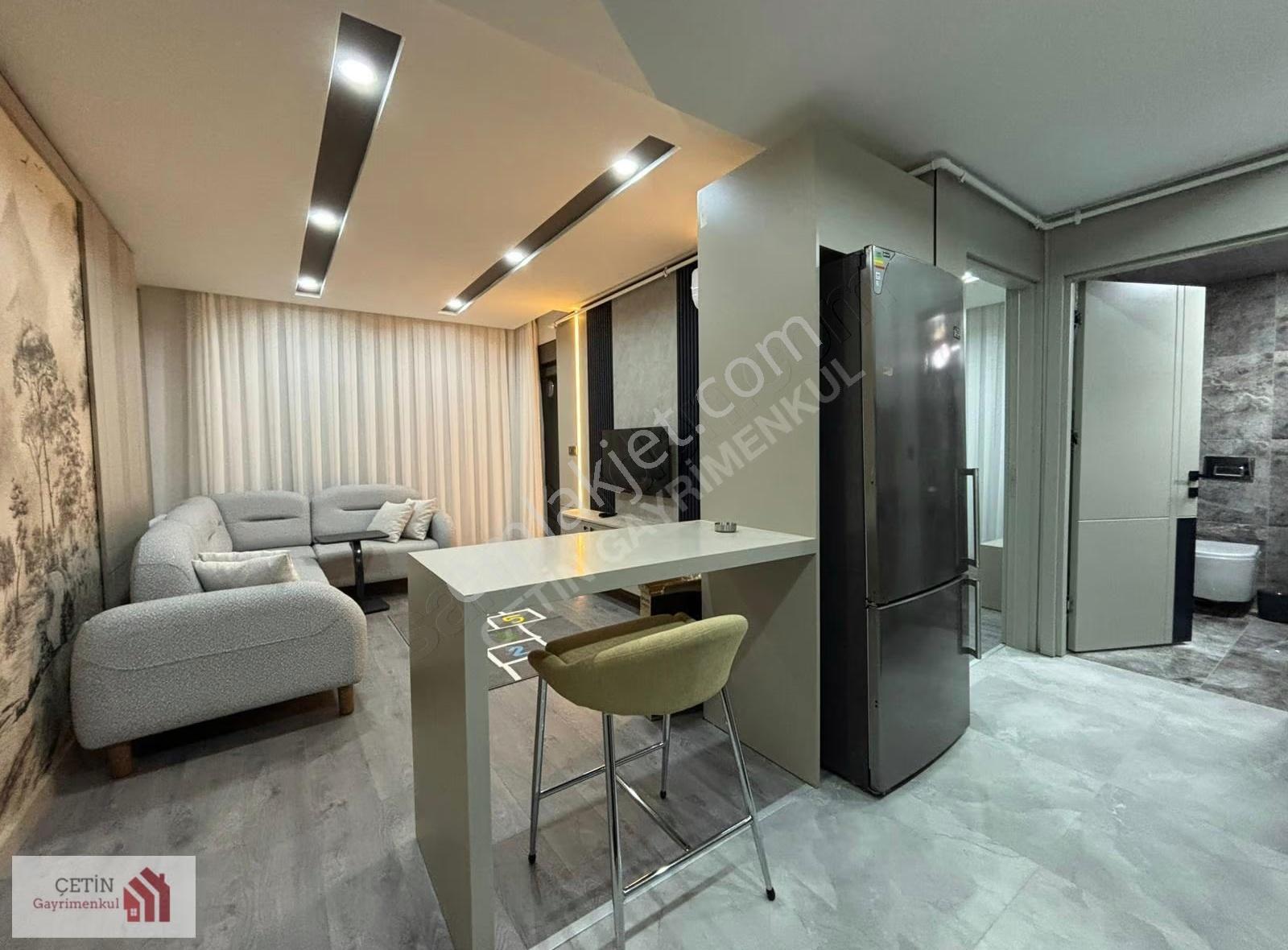 Fevziçakmak'ta Deniz Manzaralı Full Eşyalı 1+1 Kiralık Daire - Görsel 25