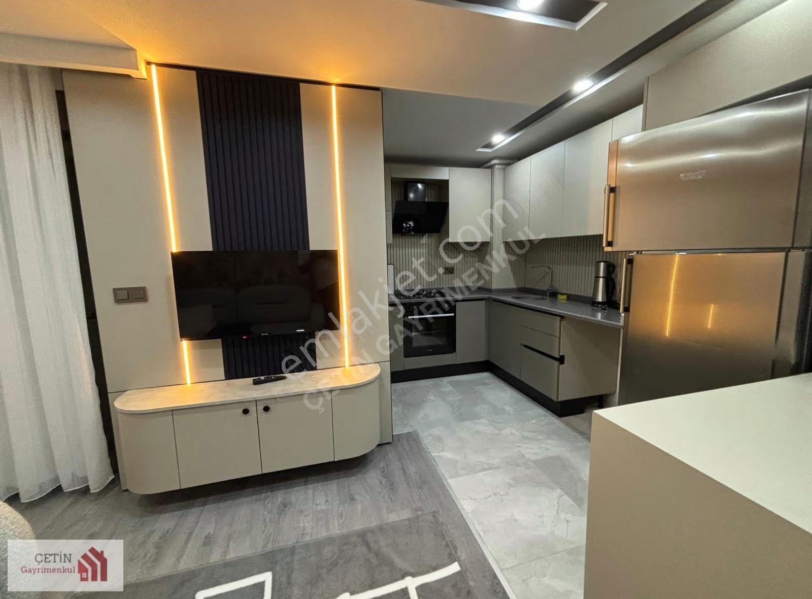 Fevziçakmak'ta Deniz Manzaralı Full Eşyalı 1+1 Kiralık Daire - Görsel 23