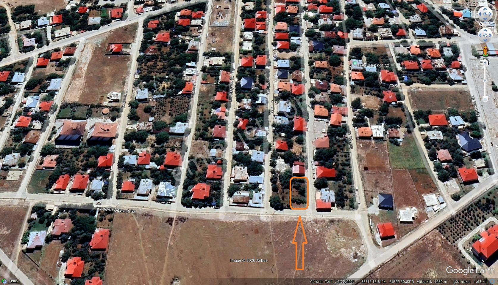 Villa Yapımına Uygun Köşebaşı İmarlı Arsa