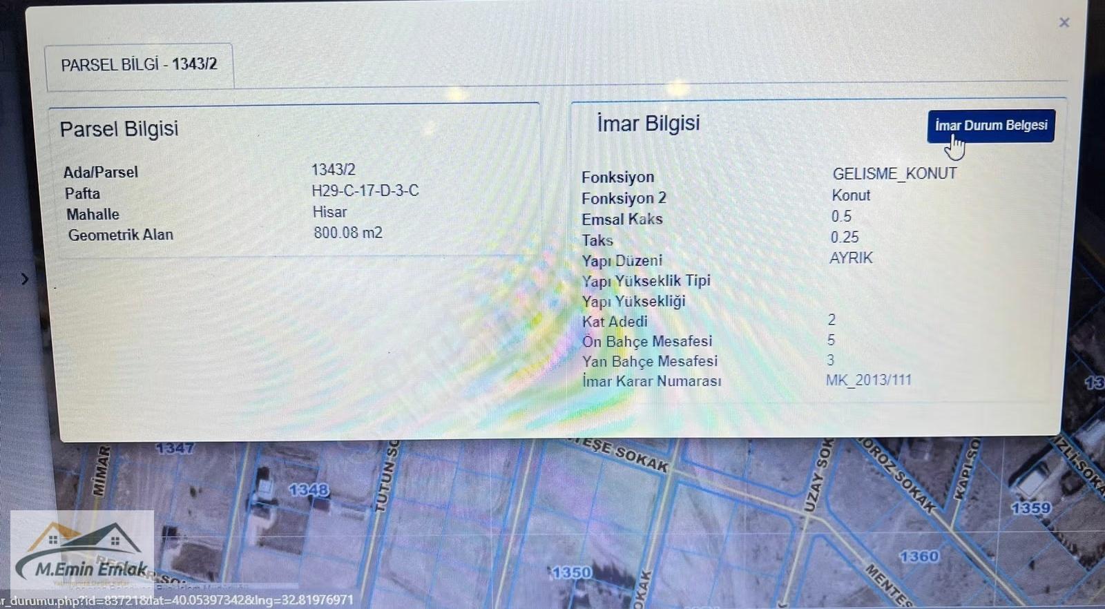 ** Bağlum Hisar Mah. 194 M2 Hisseli Arsa **