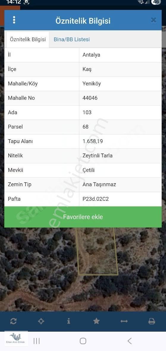 Kaş Gökseki De Full Deniz Manzaralı Arsa...