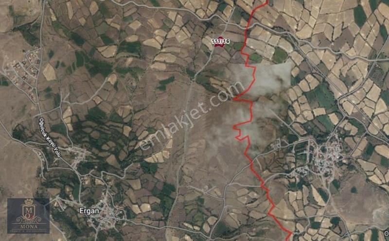 Mona'dan Ergan Köyünde Yol Üzeri Şehir Manzaralı Satılık Tarla! - Görsel 5