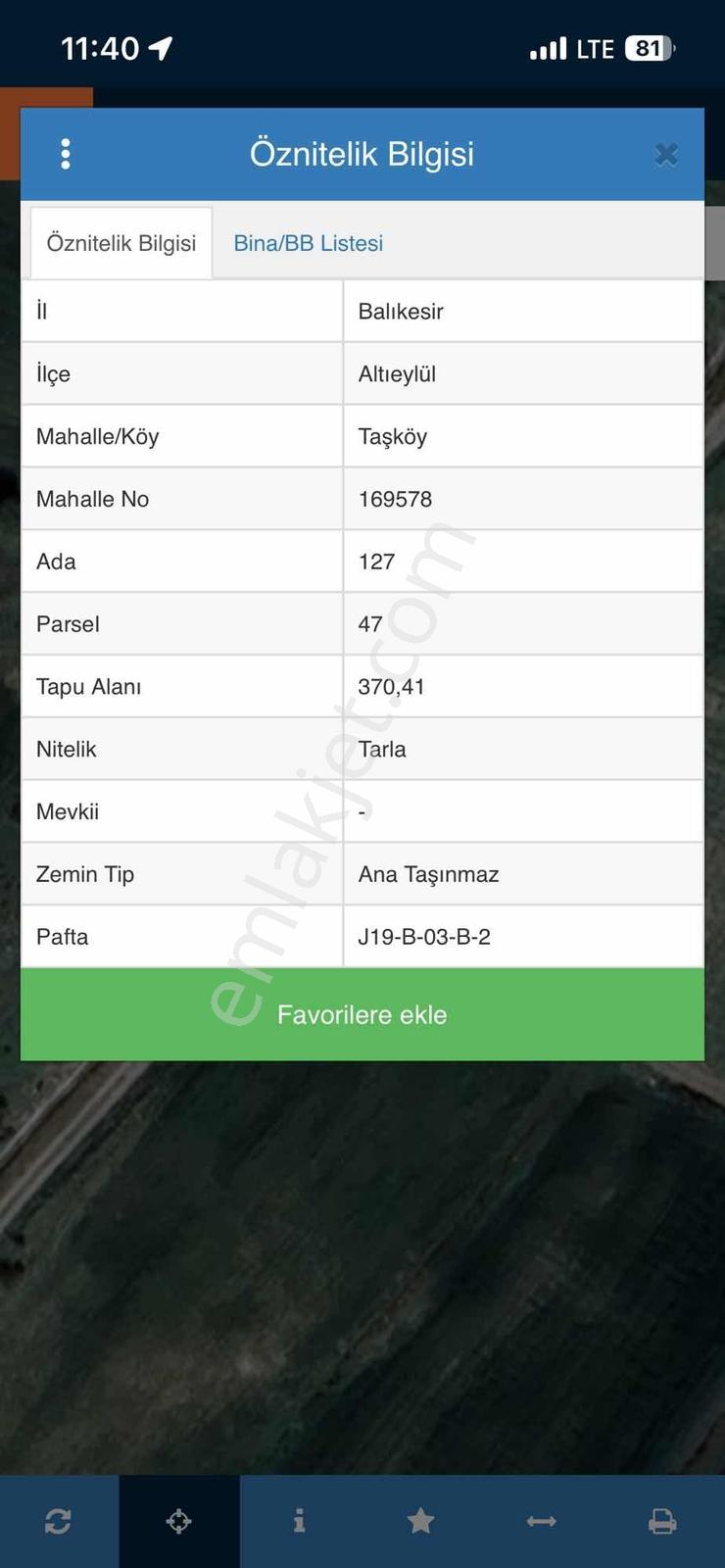 Altıeylül Taşköy Mahallesinde Satılık Hobi Bahçesi - Görsel 9