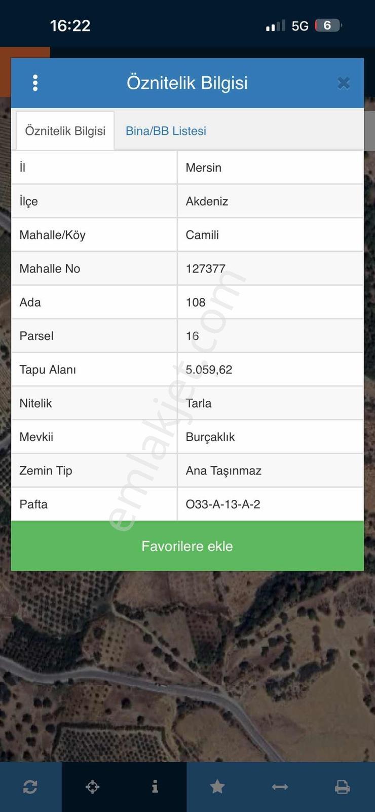 Aziz Emlak'tan Camili'de Satılık 5 Dönüm Full Mersin Manzaralı - Görsel 9