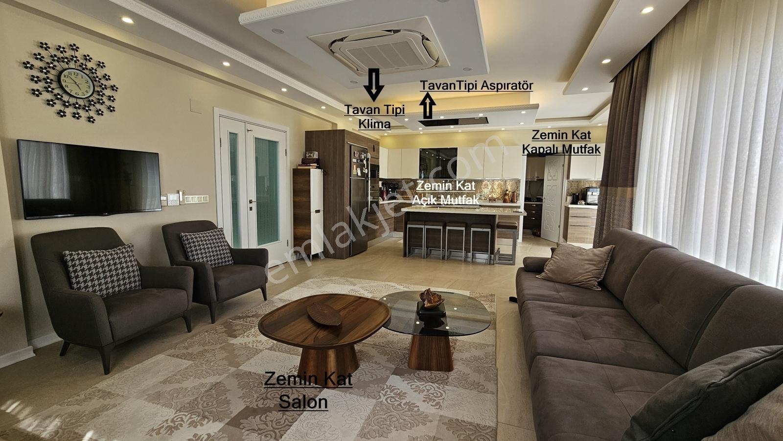 Loby Fortisten Fethiye'de Kendi Enerjisini Üreten Satılık Villa - Görsel 23