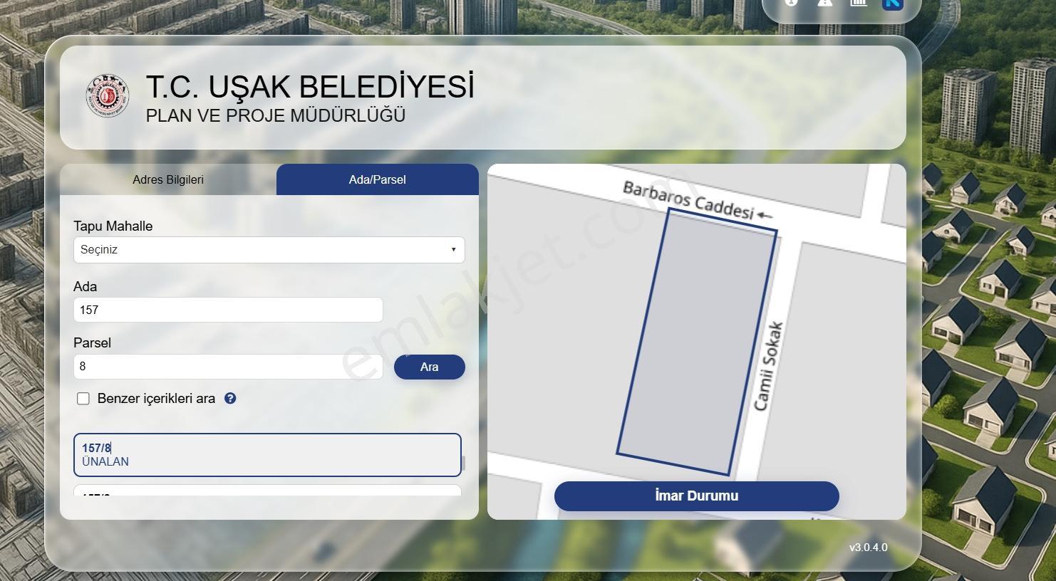 Favori'den Barbaros Cd 841 M2 Köşe Parsel | B-4 İmar - Görsel 4