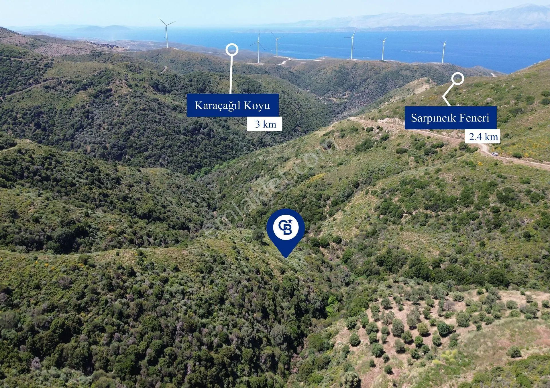 Karaburun Sarpıncık Mahallesi'nde 10.125 M² Satılık Tarla - Görsel 4