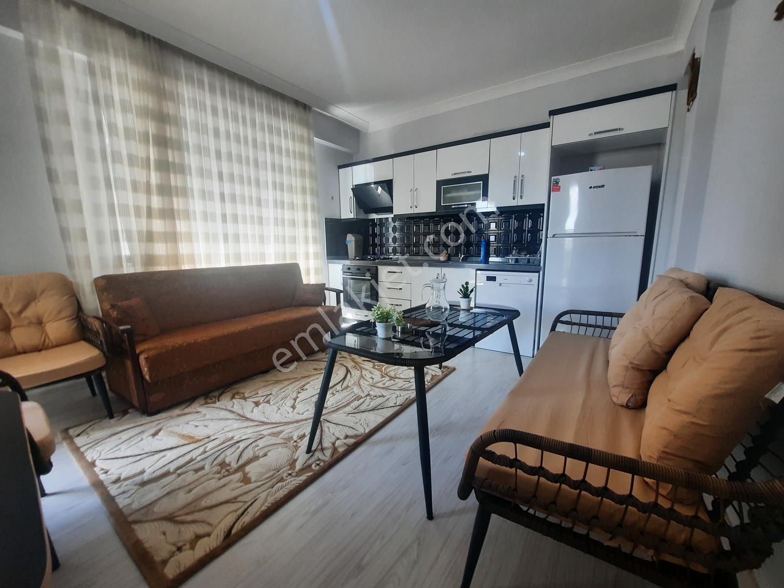 Rw Nefes'ten Eşyalı Kiralık 1+1altınkum Da Denize Yakın