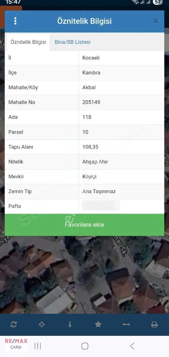 Akbal Fırsat Arsa Kapı Numarası Alınmış