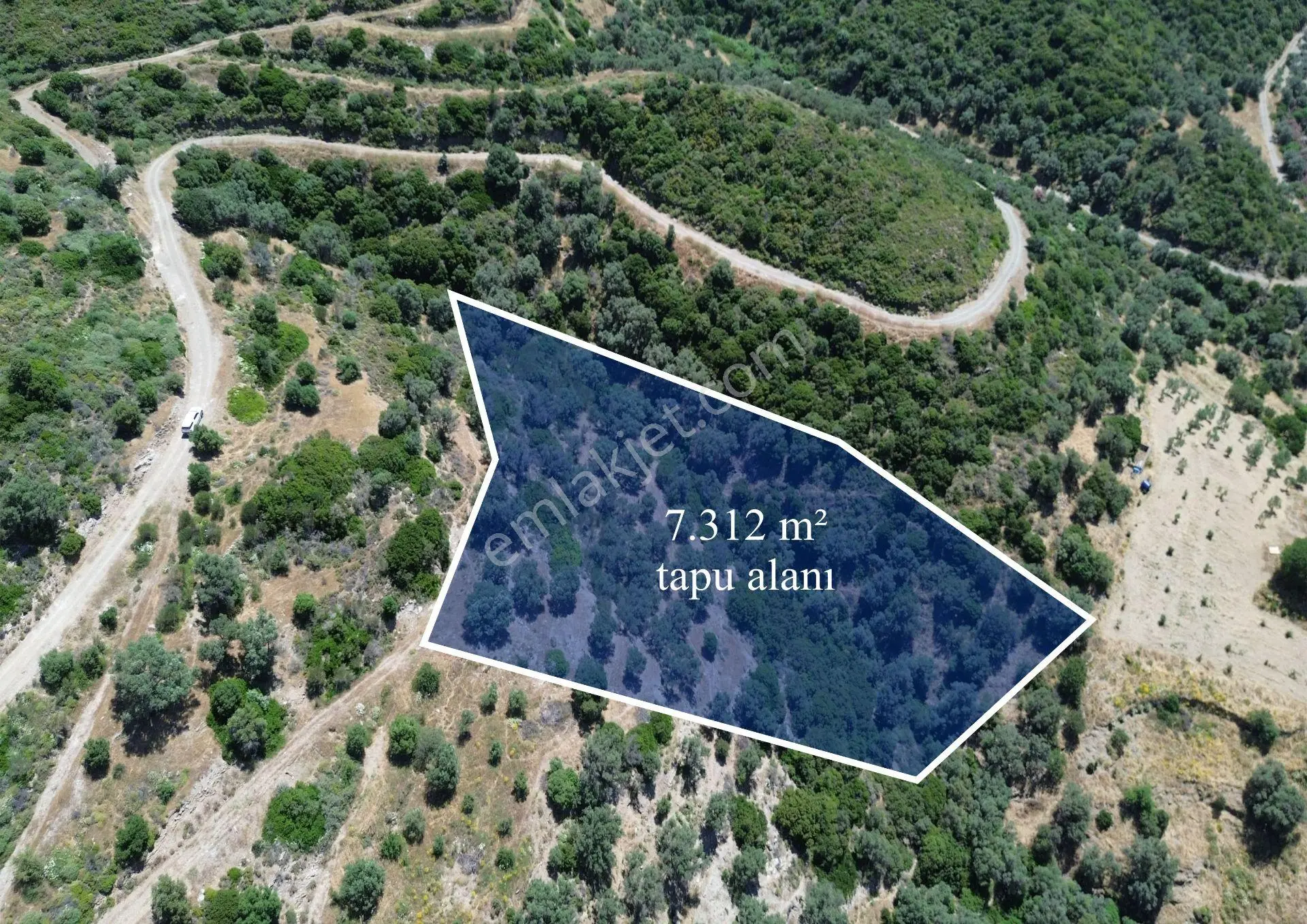 Sarpıncık'ta Deniz Manzaralı 7312 M² Yatırımlık Arazi - Görsel 2