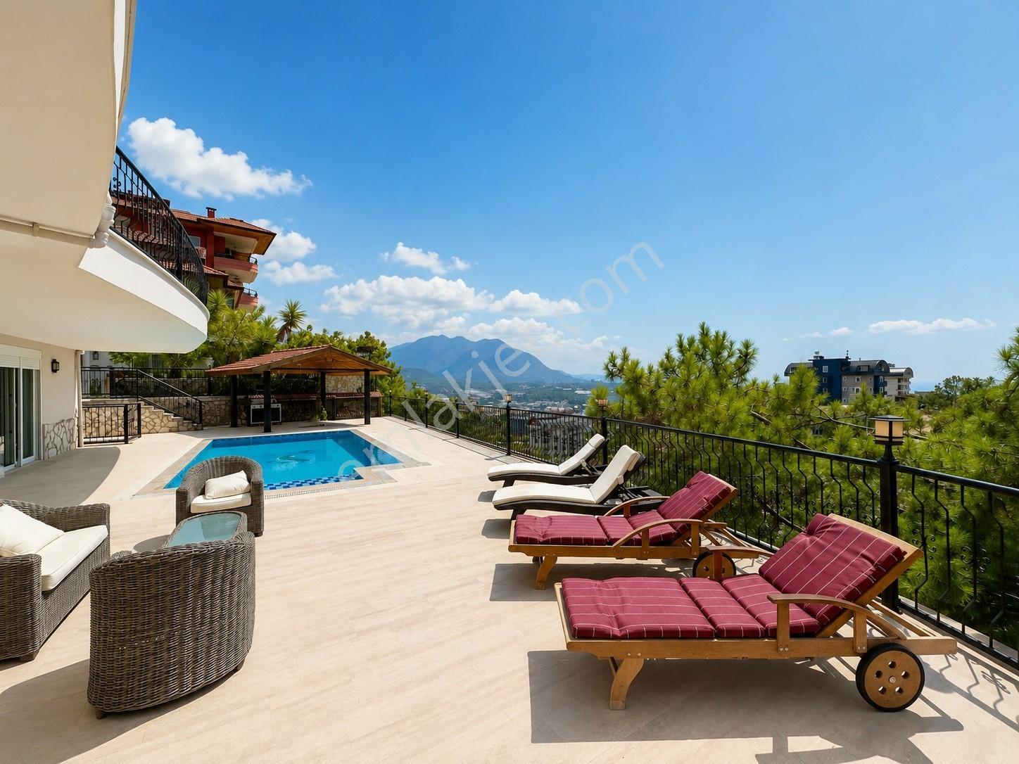 Alanya Çıplaklı 4+2 700m2 Eşyalı,havuz,otopark,önü Açık,doğa İçi - Görsel 20